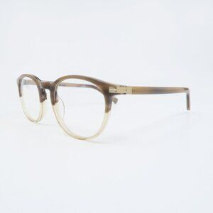 Tumi VTU522 0TAU 50mm Taupe to Gradient, Round, New, Unisex Eyeglasses Frames.